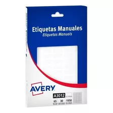 Etiquetas Autoadhesiva Avery Rectangular 8 X 19.4 Mm. 3012