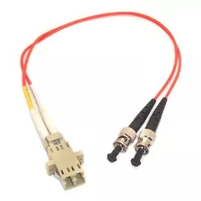 Cable De Adaptador De Fibra Optica 1 Ft Lc (hembra) A St (m