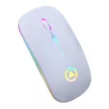 Mouse Gamer De Juego Inalámbrico Recargable Yindiao A2 Blanco