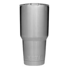 Yeti 30oz Tapa Clásica Vaso Térmico Termo Color Plateado