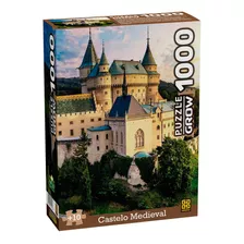 Puzzle 1000 Peças Castelo Medieval Grow