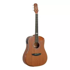 Violão Eletroacústica Strinberg Sd201hcr Para Destros Mahogany Satin Louro Indiano Fosco