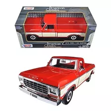 Camioneta Ford 1979 F150 A Escala 1/24 Motor Max