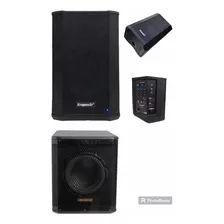 Kit Caixa De Som Ecopower Ep-s319 + Subwoofer Sbw8 Hayonik 