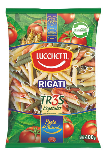 Lucchetti  Rigatti Tr3s 48 - 400 Grs