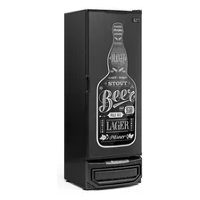 Cervejeira Grba-400 Pr Porta Cega Adesivada Frost Free Capac 220v