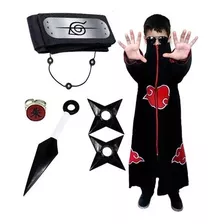 Roupa Akatsuki Naruto Kit Infantil Top Itachi