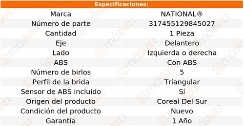 1- Maza Delantera Izquierda O Derecha Allante 1993 National Foto 3