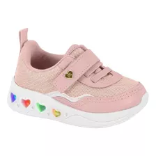 Tênis Feminina Molekinha Led Infantil Nylon 2720.1