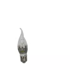Lámpara Led 3w Tipo Vela, Luz Neutra Y Fría, Rosca Común E27