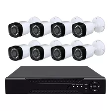 Naxido Kit Seguridad P2p Fullhd 1080p Dvr 8 Camaras F Ppct