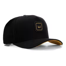 Boné Trucker Mvck Concept Preto Com Amarelo Original