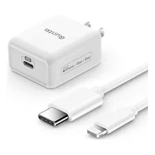 Cargador Y Cable Para iPhone Usb C Carga Rápida 20w Mfi 2m