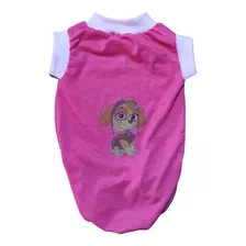 Roupa Patrulha Canina Para Cães Cachorro Personalizado