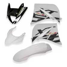 Kit De Carenagem Adesivado Yamaha Xt 660r Branco Paramotos