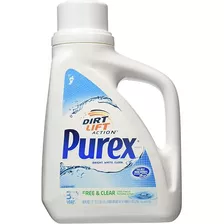 Detergente Purex Para Eliminar La Suciedad, Libre De Acción