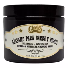 Charle's Bálsamo Para Engrosar Barba/bigote Piel Sensible