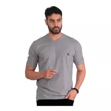 Playera Básico Hombre Stfashion Gris 61703813 Algodón Poliés