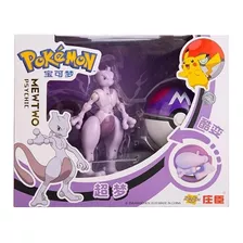 Mewtwo Figuras Pokémon + Pokebola Con Caja 