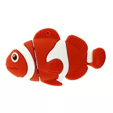 Pen Drive De 16 Gb De Peixe Palhaço Nemo Divertido Vermelho