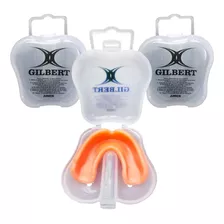 Kit X 3 Protectores Bucales Gilbert Junior Rugby Hockey