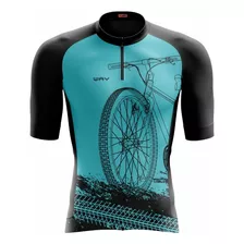 Camisa Manga Curta De Ciclismo Masculina Equipes Ciclistas