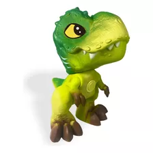 Dinossauro Brinquedos T Rex Com Som Articulado Verde Pupee