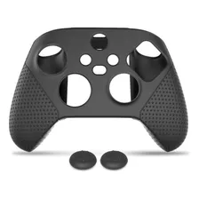 Funda Silicon Control Xbox Series X S Protector Gomas Grips Color Negro
