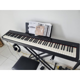 Piano PortÃ¡til Nux Npk-10 Negro Kit Con Parante Y Pedal