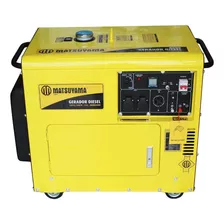 Gerador Diesel 8000 Silenciado 110/220v Monofasico Matsuyama