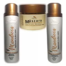 Kit Shampoo Condicionador Máscara Mandioca Ojon Oil Aramath