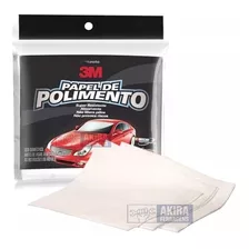 Papel Polimento 3m Cera Auto Carro C/10 Unidades 30cm X 29cm