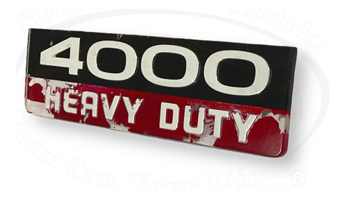 Emblema Lateral Ram 4000 Heavy Duty Original Usado Foto 4