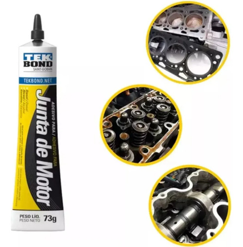 Cola Adesivo Junta De Motor Diesel Gasolina Flex Tekbond 73g