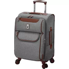 London Fog Westminster Expandible Spinner Gris, 20 Equipaje 