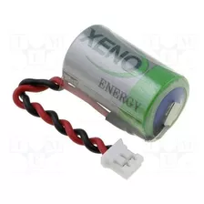 Bateria Xeno Energy Xl-050f Cot 3,6v 1/2aa Com Conector Clp