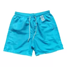 Short Liso Mauricinho Neon Moda Praia