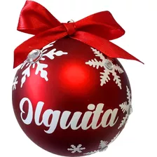 Esfera De Navidad Personalizada 8cms