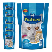 Areia Para Gatos Prófeline 4kg Fardo Com 5 Pacotes