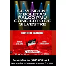 Boletas Concierto Silvestre Dangond 20 De Abril Medellin