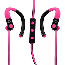 Audífono Deportivo Bluetooth Fiddler Con Manos Libres Rosado Color Rosa