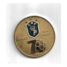 Medalha 75 Anos Da Cbf - Escudo Seleção Brasileira