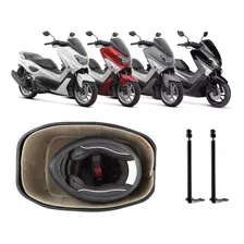 Forração Yamaha Nmax 2019 Baú Scooter Forro Bege + 2 Antenas