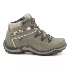 Bota Adventure Femininas Couro Conforto Trilha Caminhada 