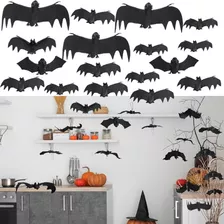 50 Murciélagos Colgantes De Halloween (pack De 50), Mu...