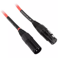 Cable Para Micrófono: Rcxfm50p-r Rojo 50' Hembra A Macho Rea