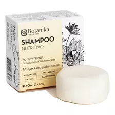 Shampoo Solido Nutritivo Mango Y Coco Botanika 90gr