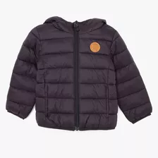 Campera Abrigo Parka Negro Niño Talle 2 Súper Abrigada Yamp