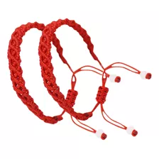 Mandala Crafts Kabbalah Pulsera De Hilo Rojo Protección Cont