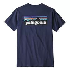 Camiseta De Manga Corta Orgánica Patagonia P-6logo